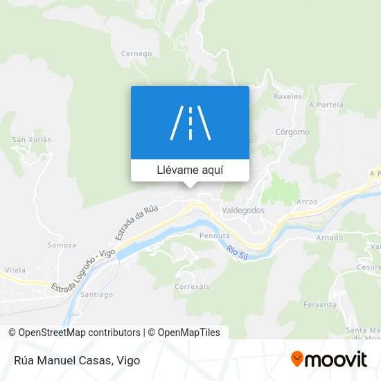 Mapa Rúa Manuel Casas