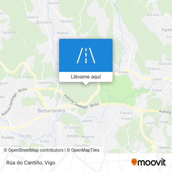 Mapa Rúa do Cantiño