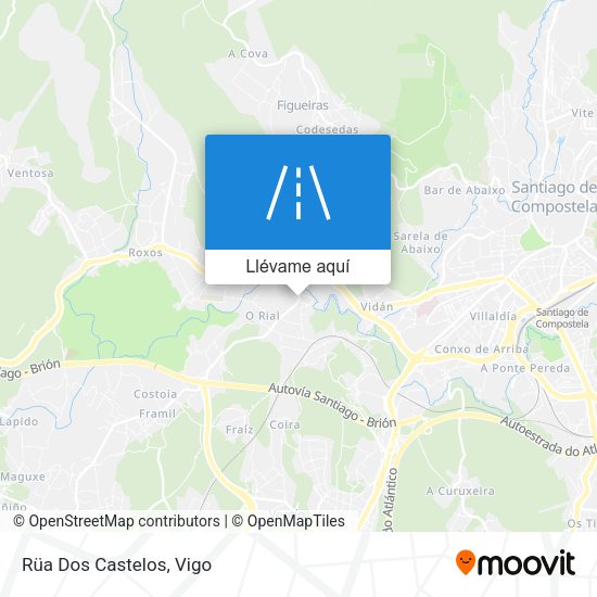 Mapa Rüa Dos Castelos