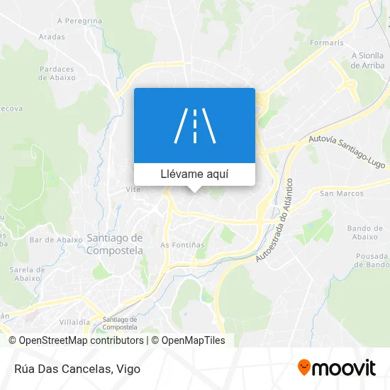 Mapa Rúa Das Cancelas