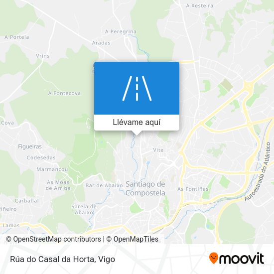 Mapa Rúa do Casal da Horta