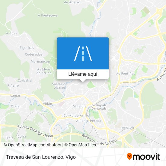 Mapa Travesa de San Lourenzo