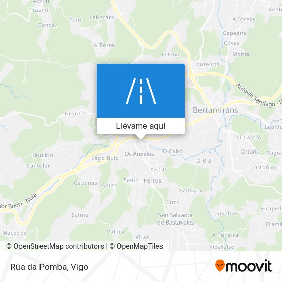 Mapa Rúa da Pomba