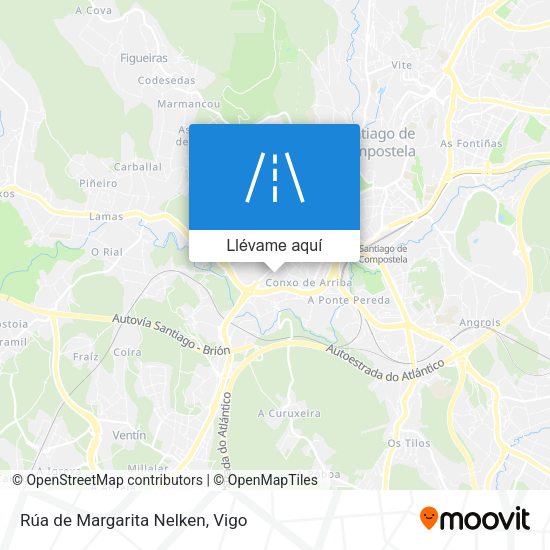 Mapa Rúa de Margarita Nelken