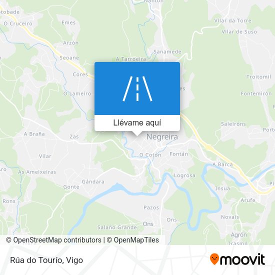 Mapa Rúa do Tourío
