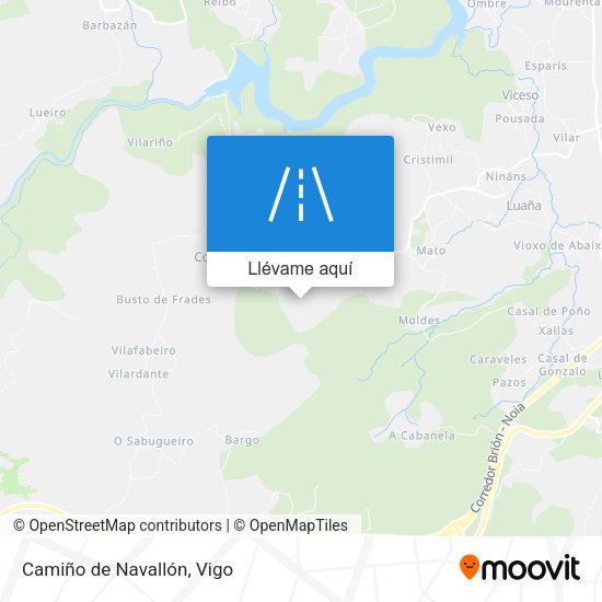 Mapa Camiño de Navallón