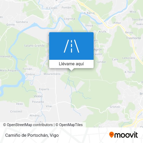 Mapa Camiño de Portochán