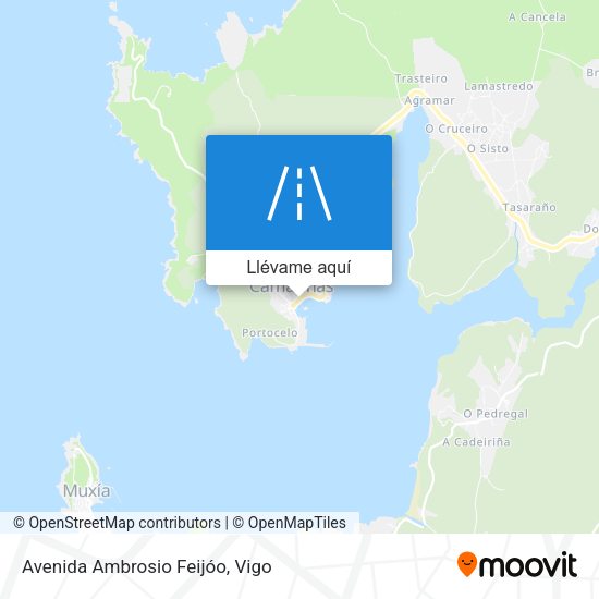 Mapa Avenida Ambrosio Feijóo