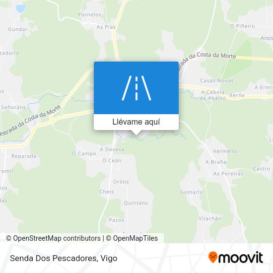 Mapa Senda Dos Pescadores