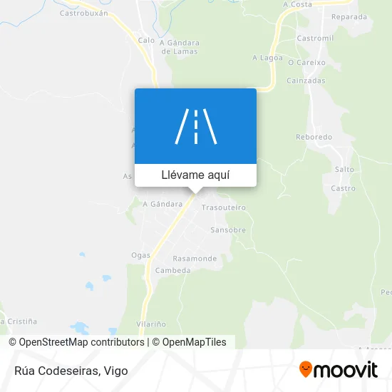 Mapa Rúa Codeseiras