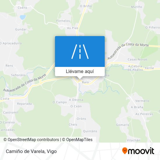 Mapa Camiño de Varela