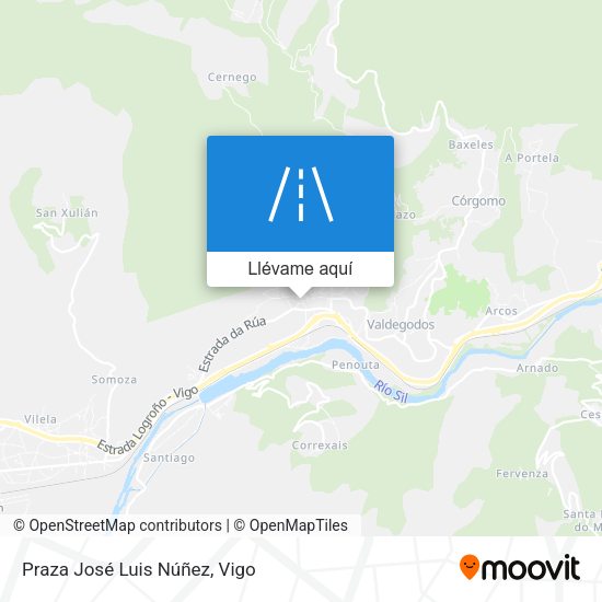 Mapa Praza José Luis Núñez