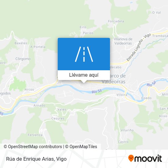 Mapa Rúa de Enrique Arias
