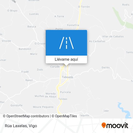 Mapa Rúa Laxelas