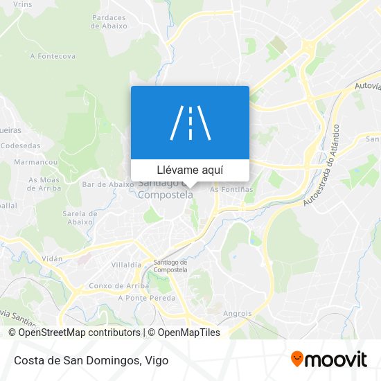 Mapa Costa de San Domingos