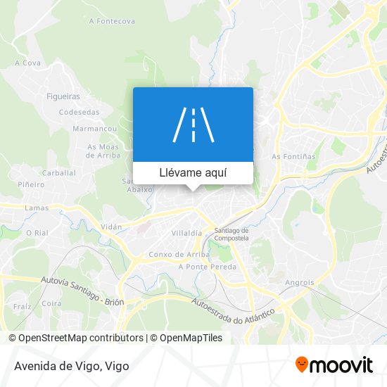 Mapa Avenida de Vigo