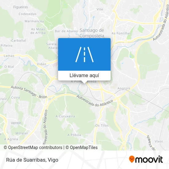 Mapa Rúa de Suarribas