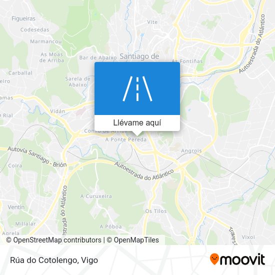 Mapa Rúa do Cotolengo