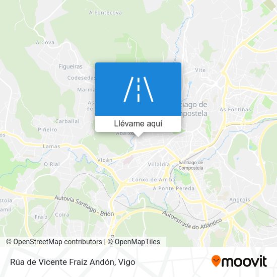 Mapa Rúa de Vicente Fraiz Andón