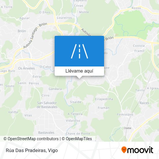 Mapa Rúa Das Pradeiras