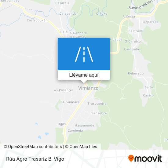 Mapa Rúa Agro Trasariz B