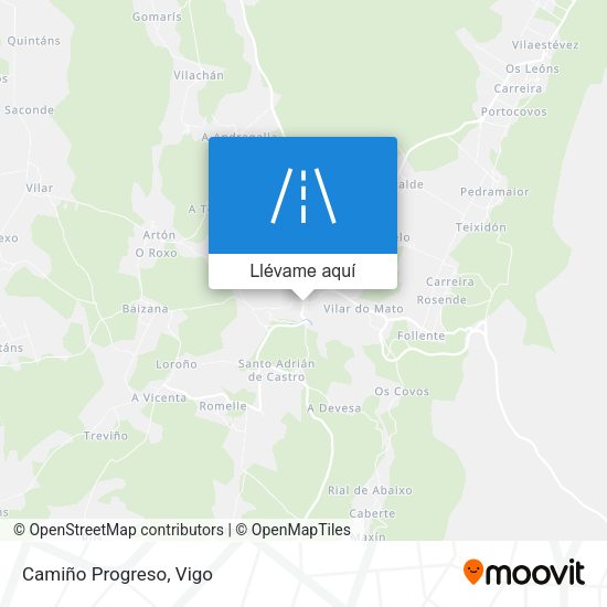 Mapa Camiño Progreso