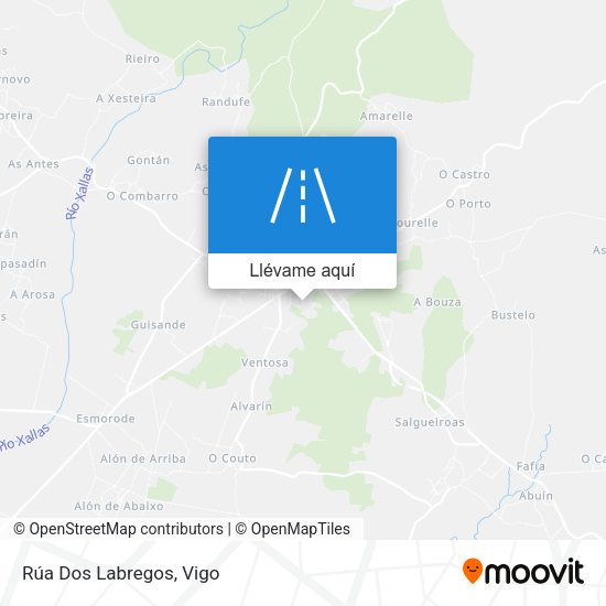 Mapa Rúa Dos Labregos