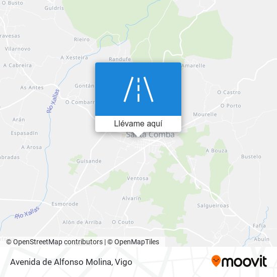 Mapa Avenida de Alfonso Molina