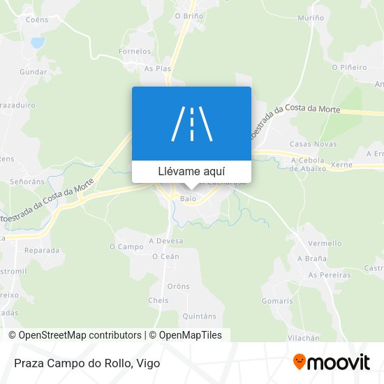 Mapa Praza Campo do Rollo