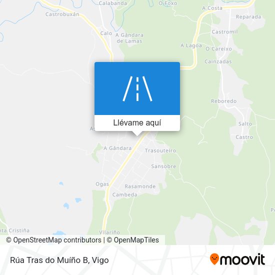Mapa Rúa Tras do Muíño B