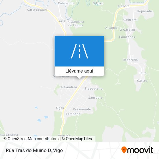 Mapa Rúa Tras do Muíño D