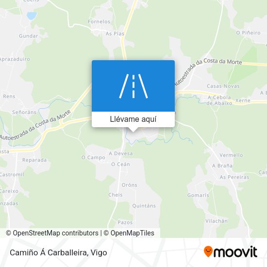 Mapa Camiño Á Carballeira