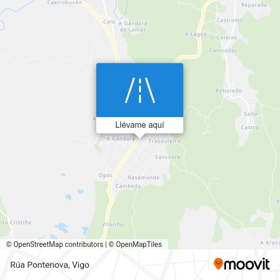 Mapa Rúa Pontenova