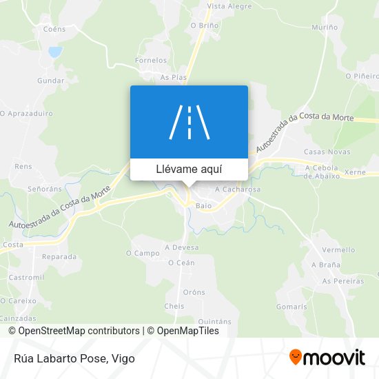 Mapa Rúa Labarto Pose