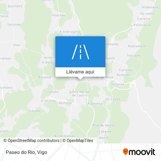 Mapa Paseo do Río