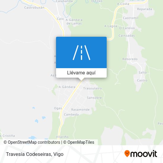 Mapa Travesía Codeseiras