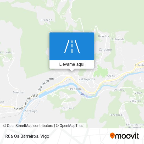 Mapa Rúa Os Barreiros