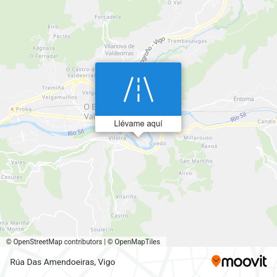 Mapa Rúa Das Amendoeiras
