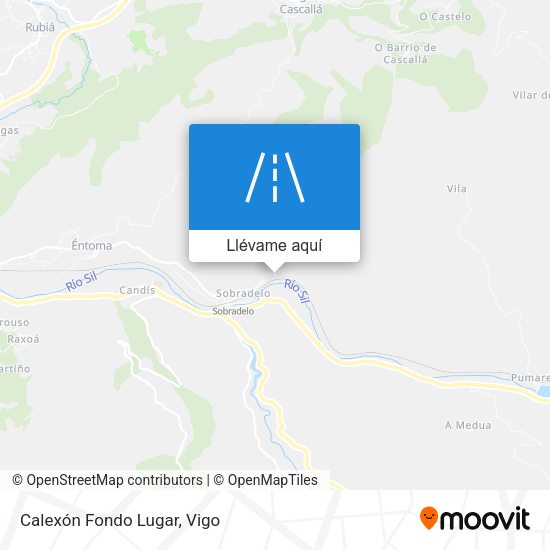 Mapa Calexón Fondo Lugar