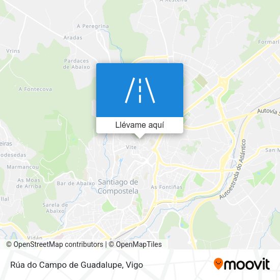 Mapa Rúa do Campo de Guadalupe