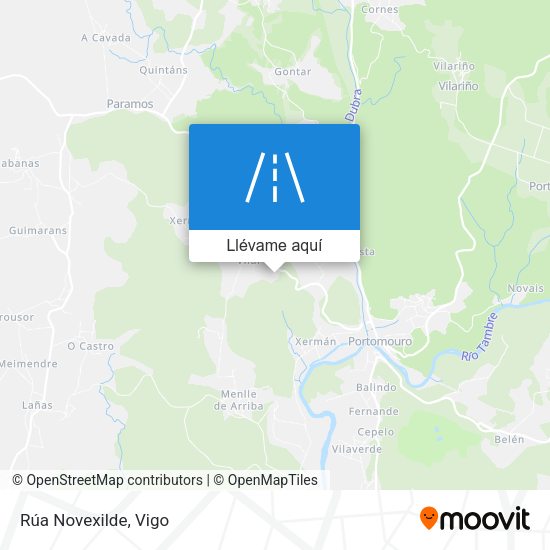 Mapa Rúa Novexilde