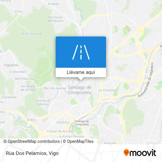 Mapa Rúa Dos Pelamios