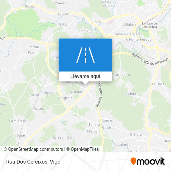 Mapa Rúa Dos Cereixos