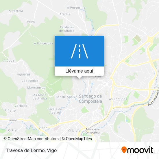 Mapa Travesa de Lermo