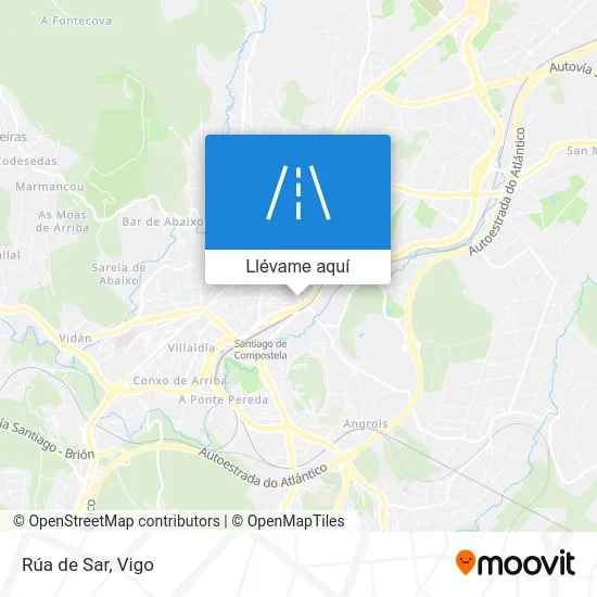 Mapa Rúa de Sar