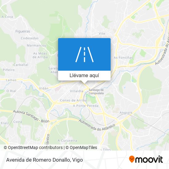 Mapa Avenida de Romero Donallo