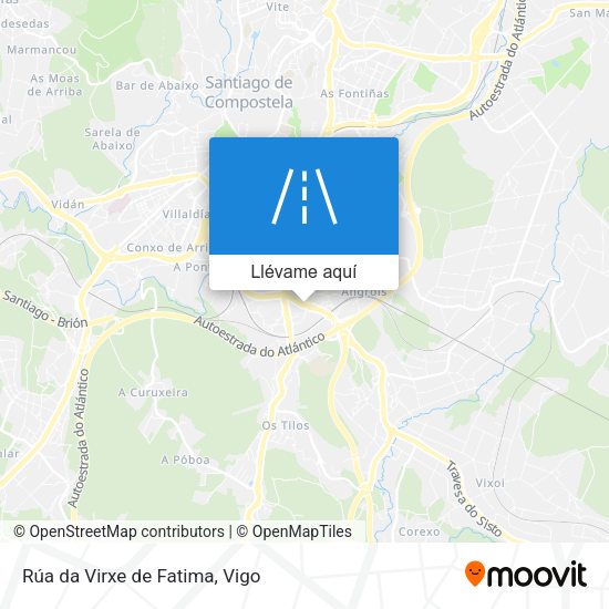 Mapa Rúa da Virxe de Fatima