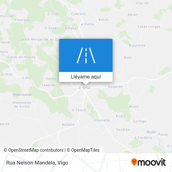 Mapa Rúa Nelson Mandela