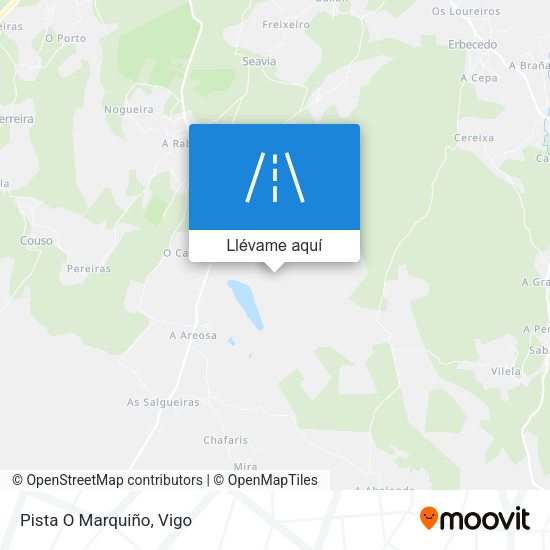 Mapa Pista O Marquiño