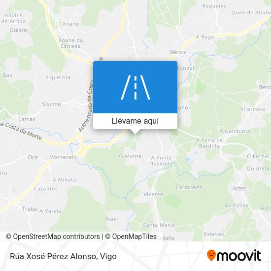 Mapa Rúa Xosé Pérez Alonso
